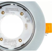 Встраиваемый светильник для натяжных потолков с белой LED подсветкой Feron CD5020 GX53, белый матовый, 32659