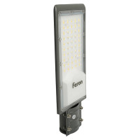 Уличный светодиодный светильник FERON 30W AC230V/ 50Hz цвет черный IP65, SP3031 32576