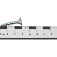 Потайной универсальный шуруп Метизный двор 6,0x30, оцинкованный, 200 шт. 4690441022929