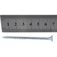 Потайной универсальный шуруп Метизный двор 5,0x70, оцинкованный, 200 шт. 4690441022745