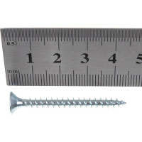 Потайной универсальный шуруп Метизный двор 4,5x45, белый, 13 шт. 4690441019165