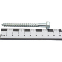 Шуруп для лаг и реек с шестигр. гол. DIN571 BEFAST 8х80 ф100 шт GLF08080100S