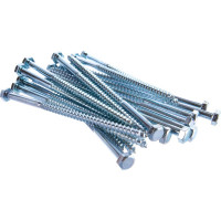 Шуруп глухарь с шестигранной головкой Метизный двор 10x200, 20 шт. 4607159064059