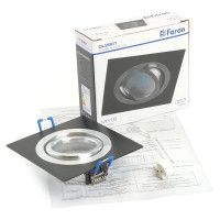 Встраиваемый потолочный светильник FERON MR16 G5.3, черный DL2801 32638