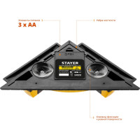 Лазерный угольник для кафеля STAYER SQUARE-8 34928