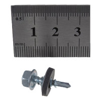 Саморез с шайбой EPDM BEFAST 4.8х19 ф, уменьш. Сверло, 250 шт  SSF48020250S