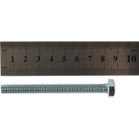 Болт с шестигранной головкой Метизный двор 8x80 DIN 933. 2 шт. 4607173906083