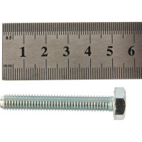 Болт с шестигранной головкой Метизный двор 8x50 DIN 933. 2 шт. 4607173906052