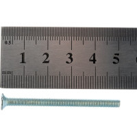 Потайной винт Метизный двор M4x50 DIN 965, 100 шт. 4607159066640