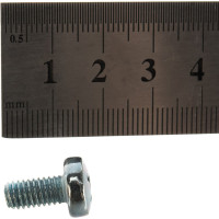 Винт с полуцилиндрической головкой Метизный двор 6x12 DIN 7985. 10 шт. 4607173906809