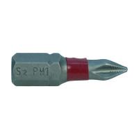 Биты (10 шт; 25 мм; PH1; сталь S2) БОЕКОМПЛЕКТ BPH1-25-10