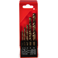 Набор сверл по металлу HSS-Co, 4-10 мм, 5 шт. REDVERG 6627078