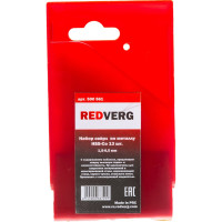 Набор сверл по металлу кобальтовые HSS-Co, 1,5-6,5 мм, 13 шт. REDVERG 6621092