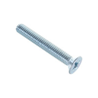 Потайной винт Метизный двор M6x40 DIN 965, 100 шт. 4607159066855