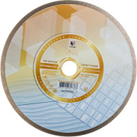 Диск алмазный отрезной сплошной Diam 230x1,2x7,0x25,4 Керамика-"ST" Супер Тонкий, серия Экстра (Керамика,Глазурованная плитка, Стеклянная мозаика) 000659