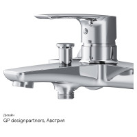 Смеситель для ванны/душа AM.PM Gem, хром, F90A10000