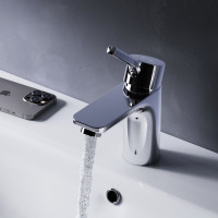 Смеситель для умывальника AM.PM X-Joy S, излив 100 мм, хром F85B02100