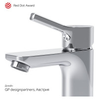 Смеситель для умывальника AM.PM X-Joy S, излив 100 мм, хром F85B02100