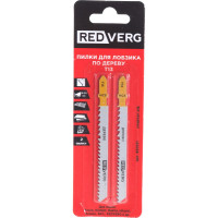 Пилка для лобзика по дереву T13 HCS 2 шт. REDVERG 6623541