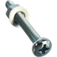 Пакет винт п/ц с гайкой и шайбой Метизный двор цинк м4х30мм 25 шт. 4607173901897