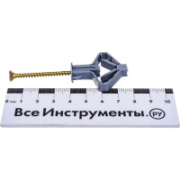 Пакет дюбель Бабочка Метизный двор 10х50 с шурупом 4х60 5 шт. 4607173907318