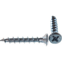 Оконный саморез Метизный двор 4,0x25 острый, белый, 1000 шт. 4690441017604