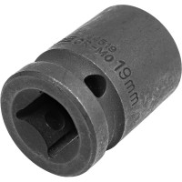 Головка торцевая 6-гранная ударная 19 мм, 1/2", L=40 мм ROCKFORCE RF-44519(265)