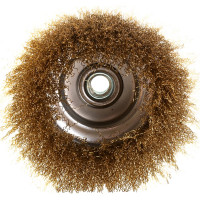 Кордщетка чашеобразная латунная для УШМ, 125 мм ROCKFORCE RF-BWC005(29073)