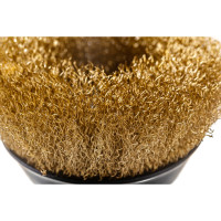 Кордщетка чашеобразная латунная для УШМ, 125 мм ROCKFORCE RF-BWC005(29073)