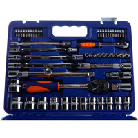 Набор инструмента 1/2 Dr и 1/4 Dr 77 предметов HELFER HF000015