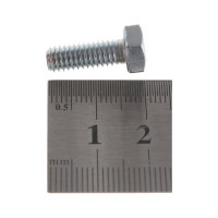 Болт Стройметиз М6х16 DIN 933, класс прочности 8.8, цинк уп. 100 шт. 3021213