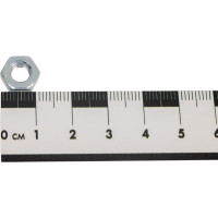 Шестигранная гайка Стройметиз DIN934 М6 цинк 400 шт. 3030048