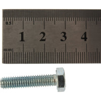 Болт Стройметиз полная резьба DIN933 М6х25, класс прочности 5.8, цинк 100 шт. 3011238