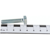 Болт Стройметиз полная резьба DIN933 М8х35, класс прочности 5.8, цинк 50 шт. 3011648