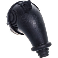 Вилка угловая 2Р+РЕ 1х16А 220-240V (каучук) 24/240шт Lezard 106-0400-0108/108 106-0400-0108