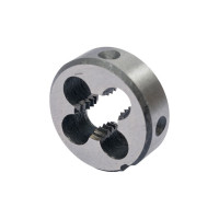 Круглая ручная плашка с направляющей в наборе М10х1.5, HSS, Ф25х9 мм Thorvik D-DRIVE MDG1015 52864