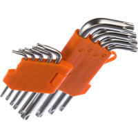 Набор Г-образный ключей TORX 9ч T10-T50 коротких АвтоDело 39153 14639
