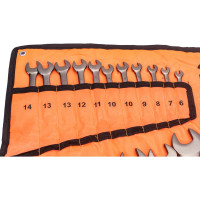 Набор комбинированных ключей ЧернаяСталь 22шт сумка АвтоDело 35220 12368