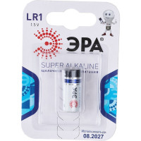 Батарейка ЭРА LR1-1BL SUPER Alkaline, C0045625