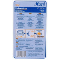 Светодиодная лампа KRAFT P21/5W BAY15d 12/24v White 12 LEDs KT 700066