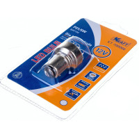 Светодиодная лампа KRAFT P21/5W BAY15d 12/24v White 12 LEDs KT 700066