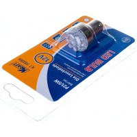 Светодиодная лампа KRAFT P21/5W BAY15d 12/24v White 12 LEDs KT 700066