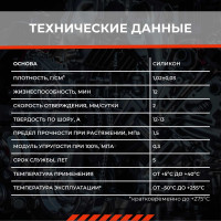 Высокотемпературный силиконовый герметик IRFIX TERMOSIL красный, 310 мл 20019