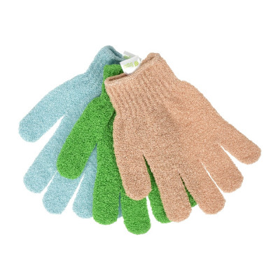 Мочалка для душа Банные Штучки перчатка, 19х13 см, цвет в ассортименте 40025