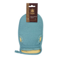 Мочалка "Королевский пилинг" Банные Штучки рукавица двусторонняя на резинке, 13.5х23 см 41295