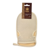 Мочалка "Королевский пилинг" Банные Штучки рукавица двусторонняя на резинке, 13.5х23 см 41295