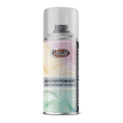 Аэрозольная краска Veslee 100ml цвет серебро VL-P2E 9006