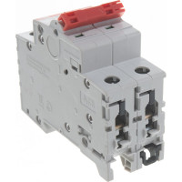 Рубильник ABB 2 полюса SD202/40 рычаг красный 2CDD282101R0040