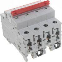 Рубильник ABB 4 полюса SD204/63 рычаг красный 2CDD284101R0063