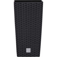Кашпо для цветов Prosperplast RATO SQUARE антрацит 2 предмета 21 и 49л DRTS325-S433